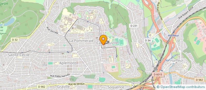 localisation de l'entreprise CAUCRI EXOTIQUE  LE HAVRE