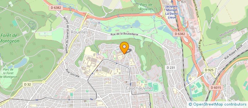 localisation de l'entreprise CAUCRIAUVILLE, SPORT ET CULTURE à LE HAVRE