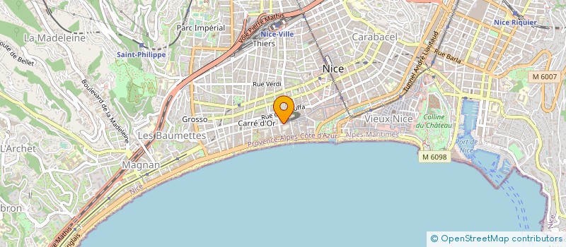 localisation de l'entreprise CAUDA ROBER à NICE