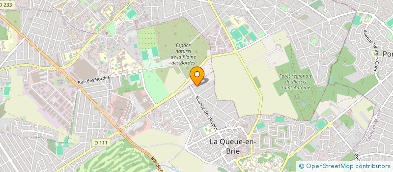 localisation de l'entreprise CAUDATHON, AGIR POUR L'ESPOIR à LA QUEUE-EN-BRIE