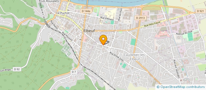 localisation de l'entreprise CAUDEB EMPL SAV-FAIR AID MULTI-SERV DOMI  CAUDEBEC-LES-ELBEUF