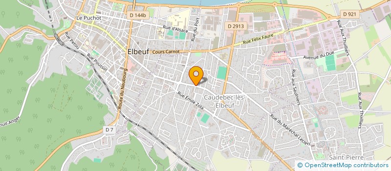 localisation de l'entreprise CAUDEBEC MACONNERIE PERE ER FILS  CAUDEBEC-LES-ELBEUF