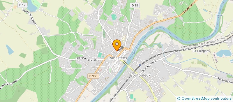 localisation de l'entreprise CAUDEL à RABASTENS