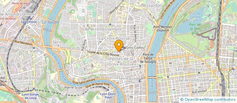 localisation de l'entreprise CAUDEX  LYON