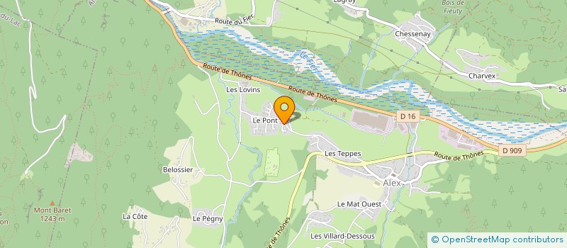 localisation de l'entreprise CAUDEX COMPTA  ALEX