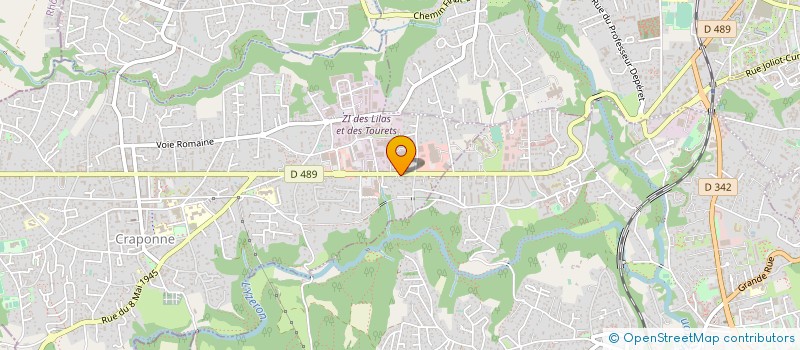 localisation de l'entreprise CAUDIREX à CRAPONNE