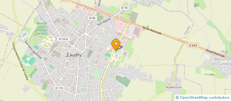 localisation de l'entreprise CAUDIS EXPLOITATION à CAUDRY