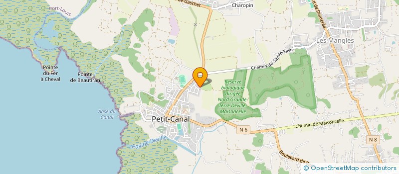 localisation de l'entreprise CAUET EXPERTISES à PETIT-CANAL