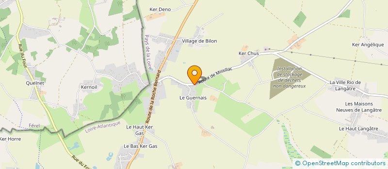 localisation de l'entreprise CAUET-LEHEBEL à HERBIGNAC
