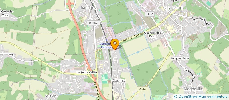localisation de l'entreprise CAUFFRIDIS à CAUFFRY