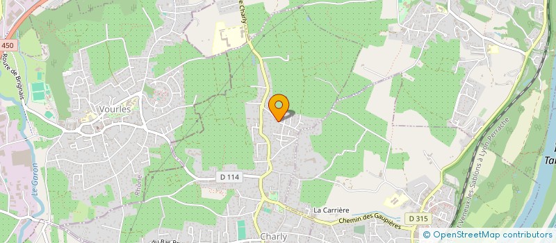 localisation de l'entreprise CAUFFRIEZ E&H  CHARLY