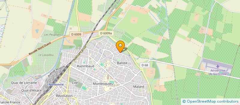 localisation de l'entreprise CAUFOIX à NARBONNE