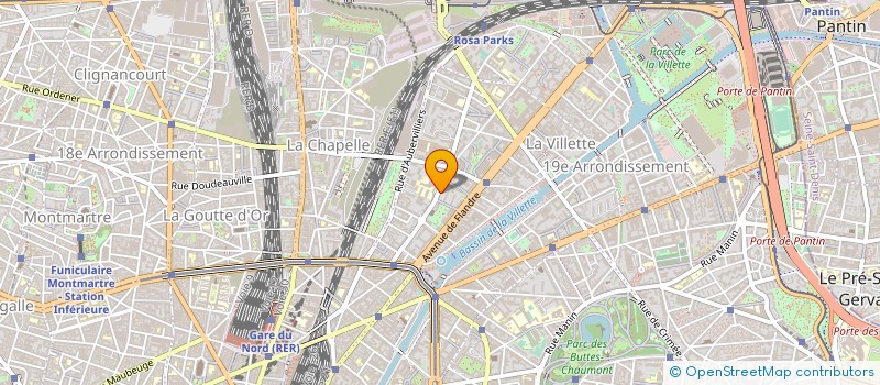 localisation de l'entreprise CAUGEX  PARIS