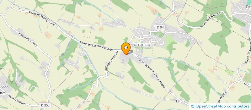 localisation de l'entreprise CAUHAUPE INVEST  CORRONSAC