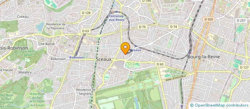 localisation de l'entreprise CAUKE à SCEAUX
