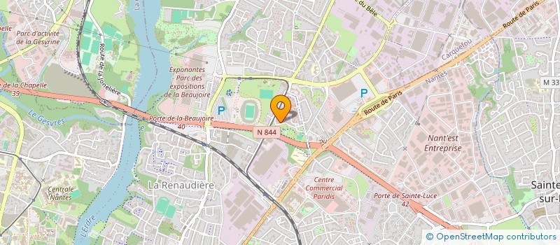 localisation de l'entreprise CAULAINCOURT à NANTES