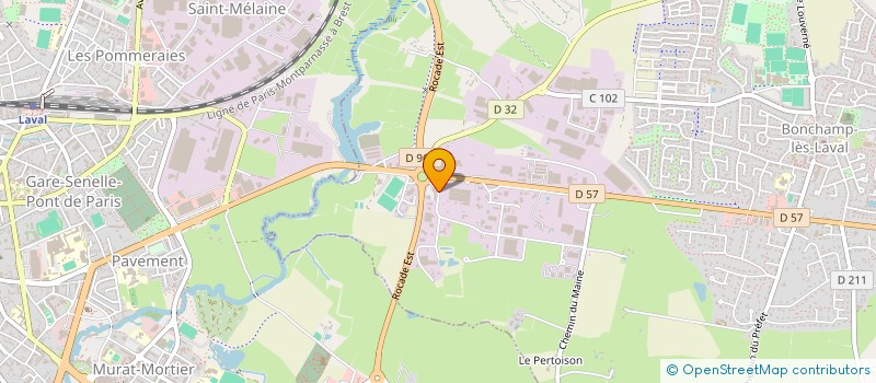 localisation de l'entreprise CAULEMATT à BONCHAMP-LES-LAVAL