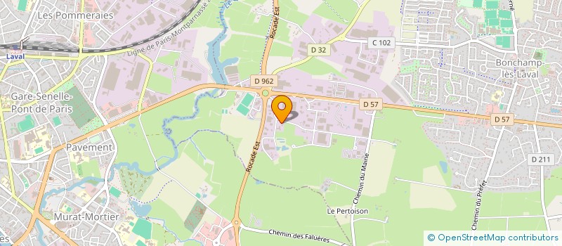 localisation de l'entreprise CAULEMATT II  BONCHAMP-LES-LAVAL