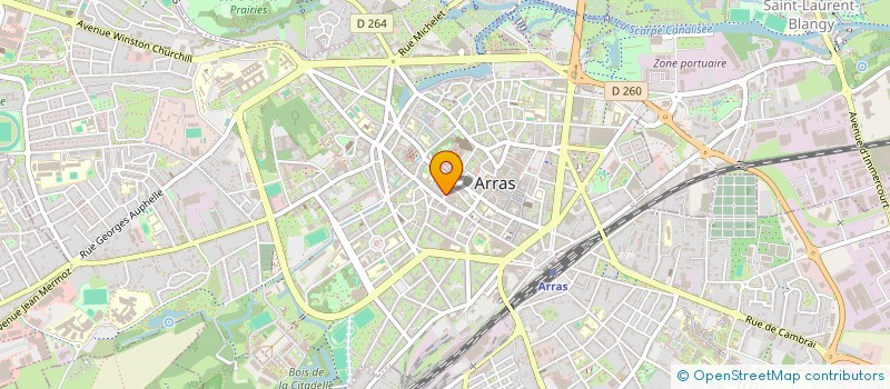 localisation de l'entreprise CAULIER - DEFFRENNES à ARRAS