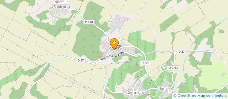 localisation de l'entreprise CAULLERY PERSEVAL  JOUY-LES-REIMS