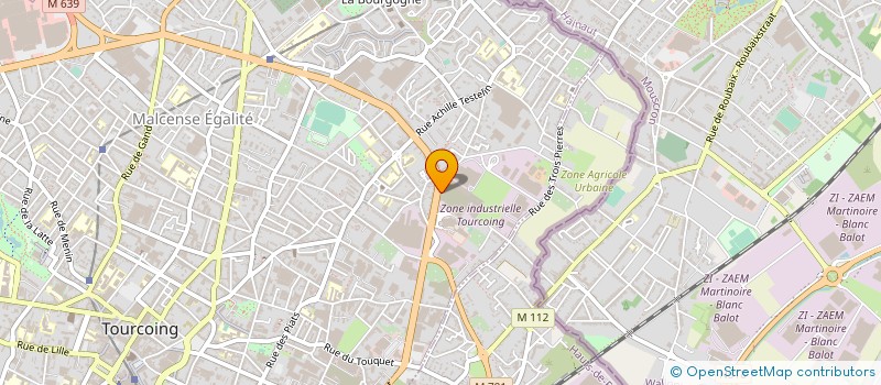 localisation de l'entreprise CAULLIEZ ISSENHEIM à TOURCOING