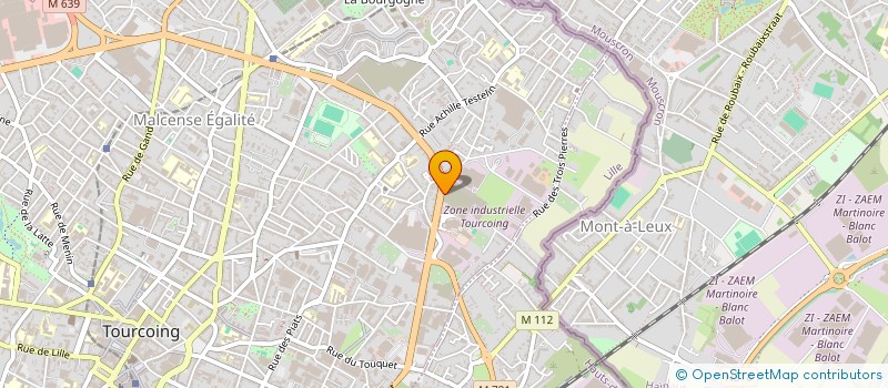 localisation de l'entreprise CAULLIEZ TEXTILES SA à TOURCOING