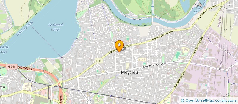 localisation de l'entreprise CAUM.ELEC à MEYZIEU