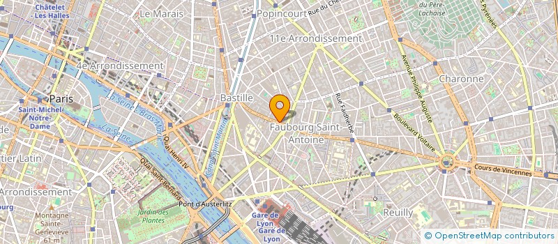 localisation de l'entreprise CAUMARTIN  PARIS 11