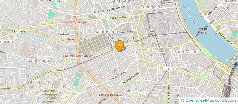 localisation de l'entreprise CAUMES  BORDEAUX