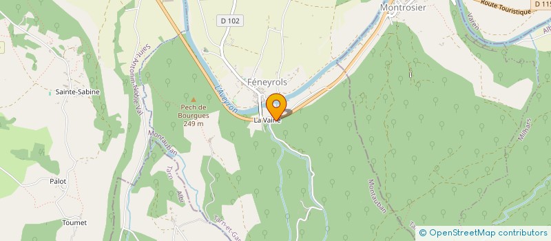 localisation de l'entreprise CAUMONDS  FENEYROLS