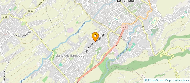 localisation de l'entreprise CAUMONT à SAINT-PIERRE
