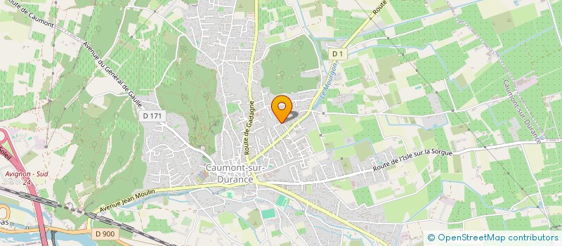 localisation de l'entreprise CAUMONT DURANCE à CAUMONT-SUR-DURANCE