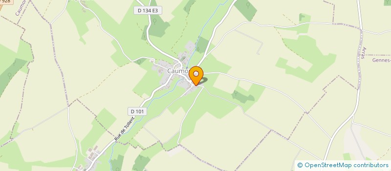 localisation de l'entreprise CAUMONT LOISIRS à CAUMONT