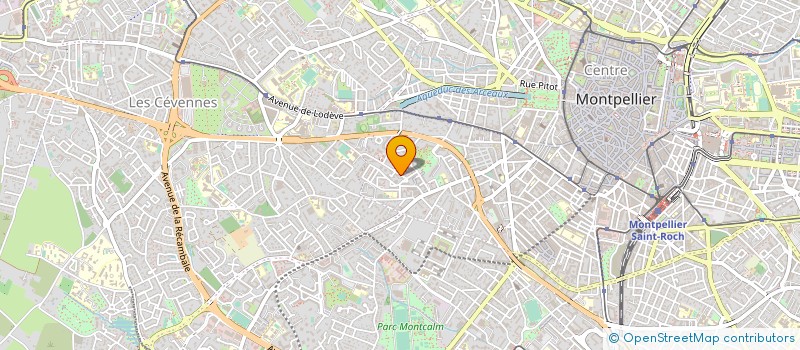 localisation de l'entreprise CAUMONT NETTOYAGE à MONTPELLIER