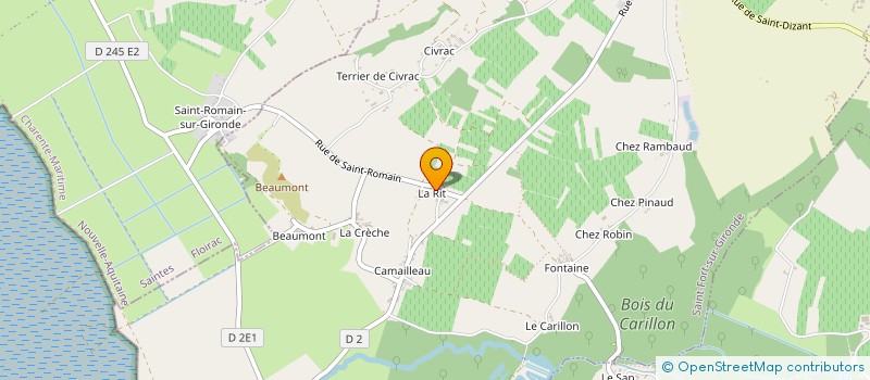 localisation de l'entreprise CAUPER  SAINT-FORT-SUR-GIRONDE