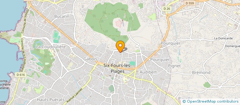 localisation de l'entreprise CAUQUIERE à SIX-FOURS-LES-PLAGES