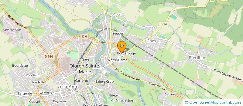 localisation de l'entreprise CAUQUIL CASTILLOU  OLORON-SAINTE-MARIE