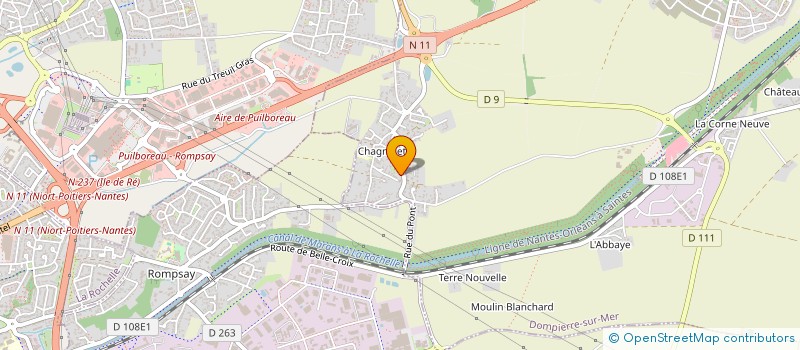 localisation de l'entreprise CAURALINE  DOMPIERRE-SUR-MER