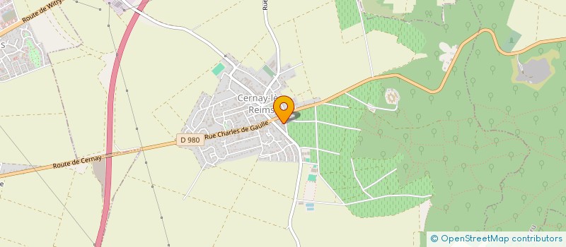 localisation de l'entreprise CAUREL PRUDHOMME  CERNAY-LES-REIMS
