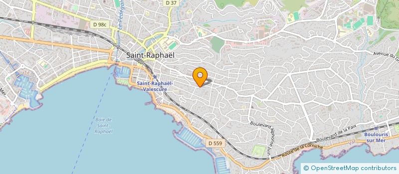 localisation de l'entreprise CAURIS à SAINT-RAPHAEL