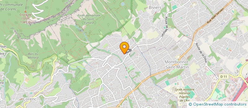 localisation de l'entreprise CAURISSE à MEYLAN