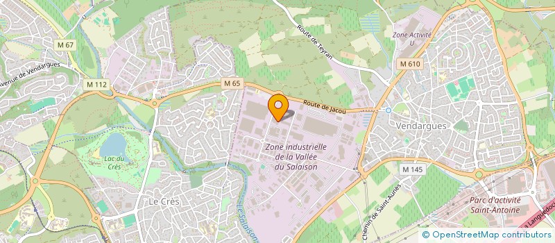 localisation de l'entreprise CAURO DEV à VENDARGUES