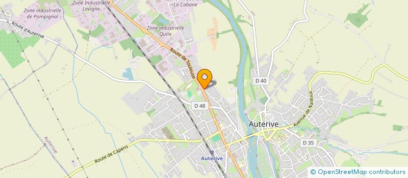 localisation de l'entreprise CAUROVI  AUTERIVE