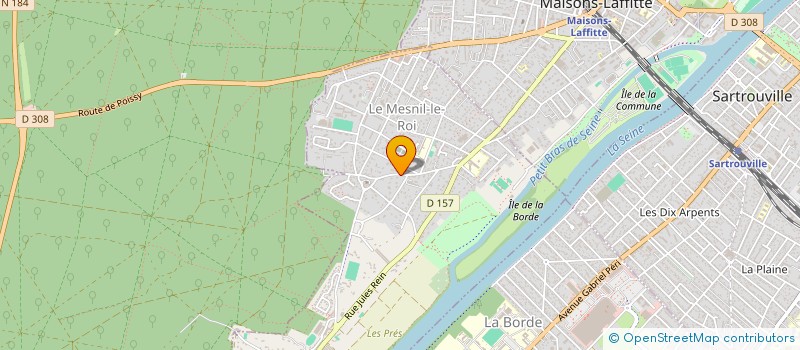 localisation de l'entreprise CAURUS CAPITAL  LE MESNIL-LE-ROI