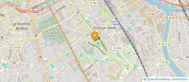 localisation de l'entreprise CAUSA RERUM à IVRY-SUR-SEINE