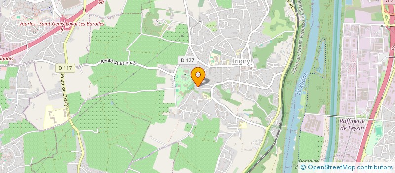localisation de l'entreprise CAUSALIA à IRIGNY