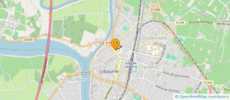 localisation de l'entreprise CAUSE COMMUNE EN GIRONDE  LIBOURNE