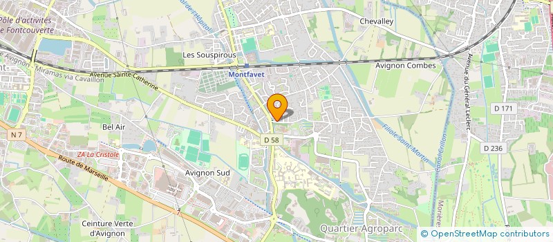 localisation de l'entreprise CAUSES COMMUNES  AVIGNON