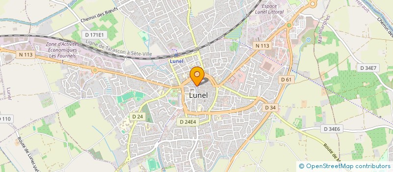 localisation de l'entreprise CAUSONS ECRANS à LUNEL