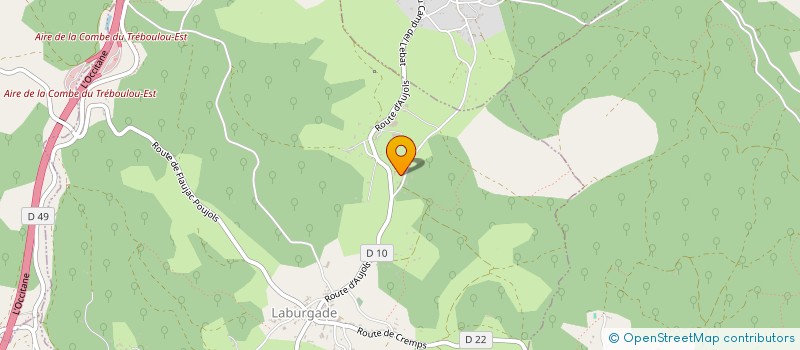 localisation de l'entreprise CAUSS' AMBU  LABURGADE